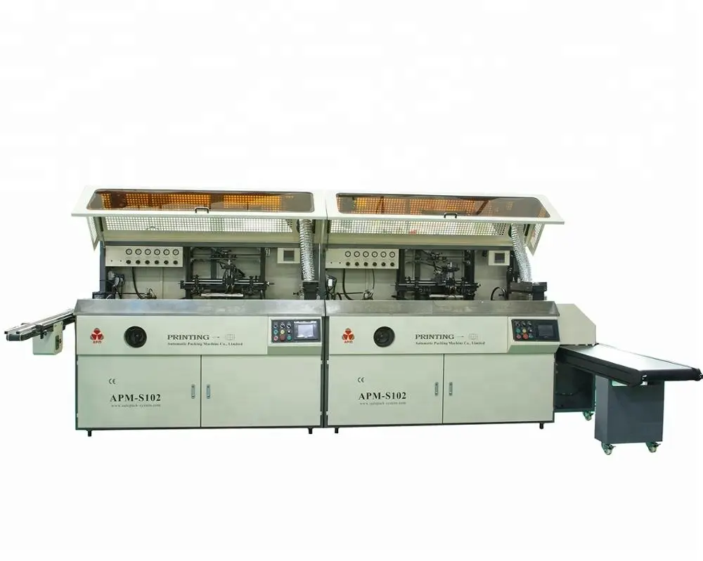 APM PRINT - S102 multicolor universal automatic screen printing machine Auto Screen Printer 1