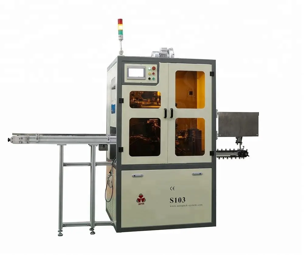 APM PRINT - S103 High Precision Automatic Cylindrical Uv Plastic Bottle Screen Printing Machine Auto Screen Printer 1