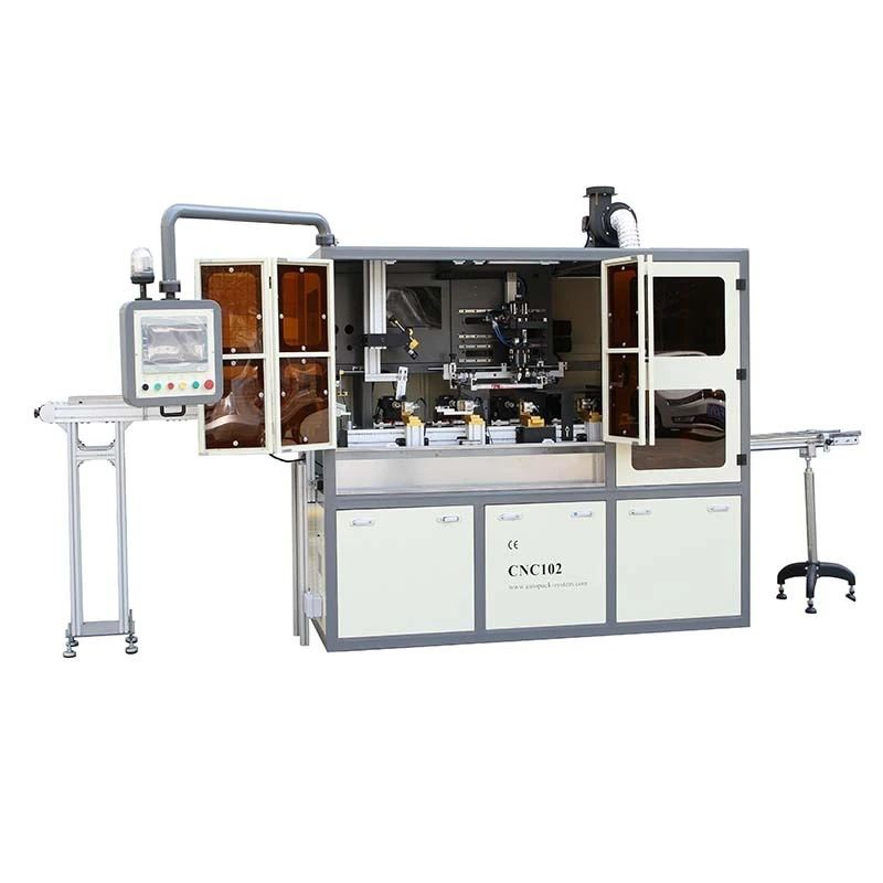 APM PRINT - Hot Sale New 360 Degree Rotation Auto Screen Printing Machine For Plastic/Glass Bottles And Caps Auto Screen Printer 1