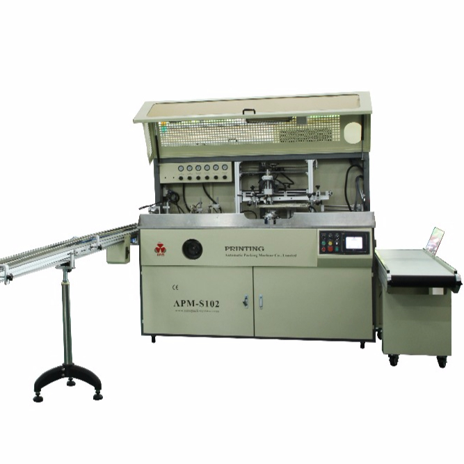 APM PRINT - S102 High Quality 1-8 Color Automatic Bottle Screen Printing Machine Auto Screen Printer 1