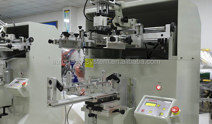Bottle Series Flat Convexity Screen Printing Machinery For Glass Plastic Paper Cup