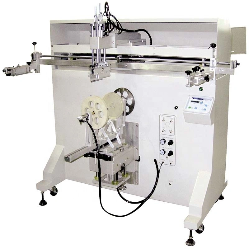 APM PRINT - ម៉ាស៊ីនបោះពុម្ពអេក្រង់ពាក់កណ្តាលស្វ័យប្រវត្តិ S1000R សម្រាប់ផលិតផលជុំ៖ ក្រដាស់ប្រាក់ ធុងទឹក ម៉ាស៊ីនបោះពុម្ពអេក្រង់ពាក់កណ្តាលស្វ័យប្រវត្តិ 1
