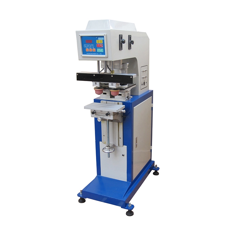 APM PRINT - Semi-automatic 2 Color pad printer machine with shuttle pad printing machine 1