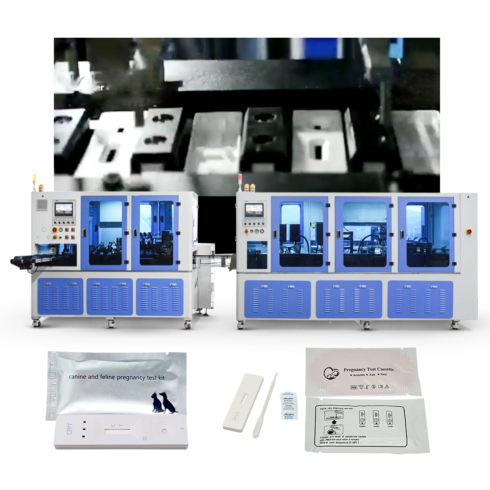 Rapid Test Kit Assembly and Packaging Machine (Dûbele Rails) 1