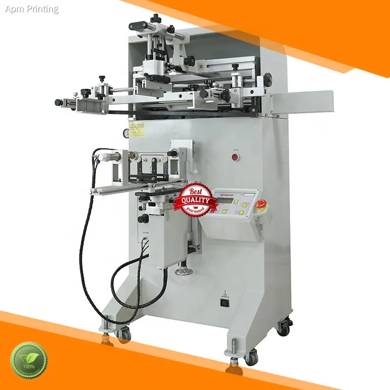Custom semi auto round screen printing machine company Manufacturer | APM PRINT 1