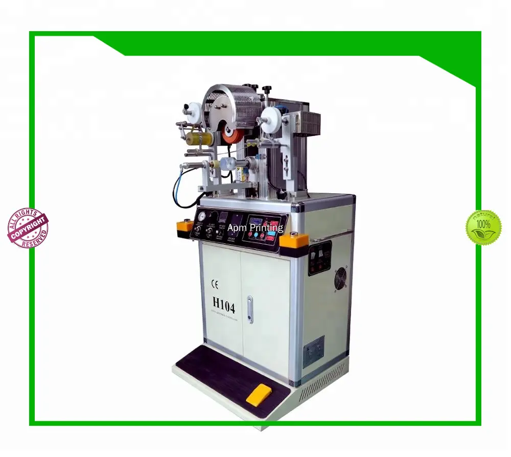 custom hot stamping machine for leather company | APM PRINT 1