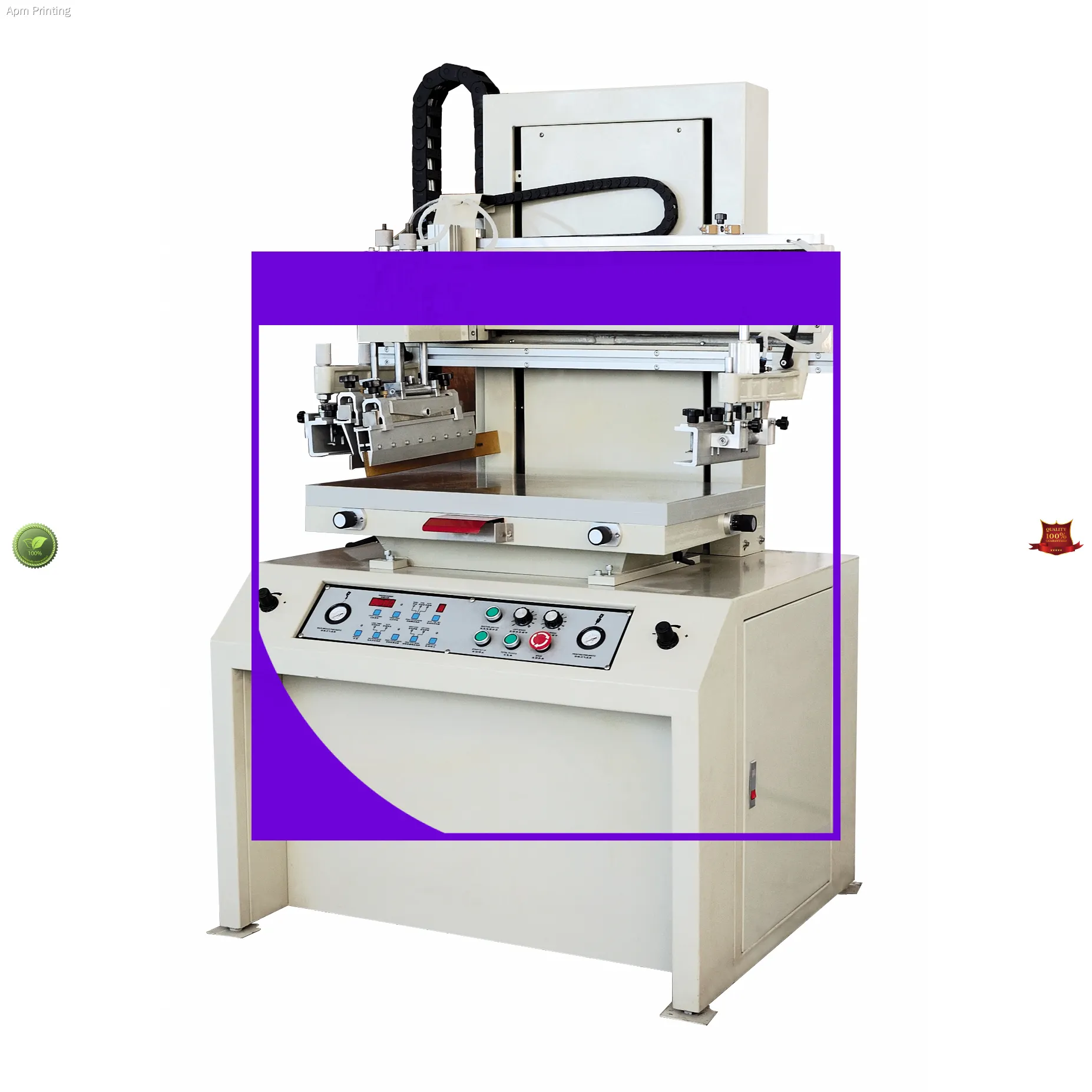 Custom semi auto round screen printing machine for business Manufacturer | APM PRINT 1