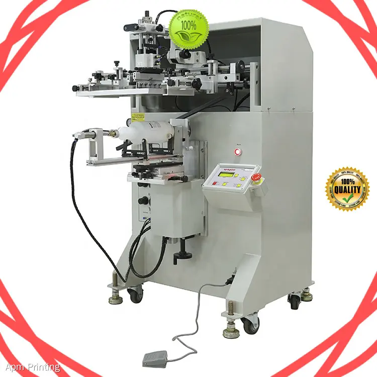 APM PRINT | custom semi auto round screen printing machine for business 1