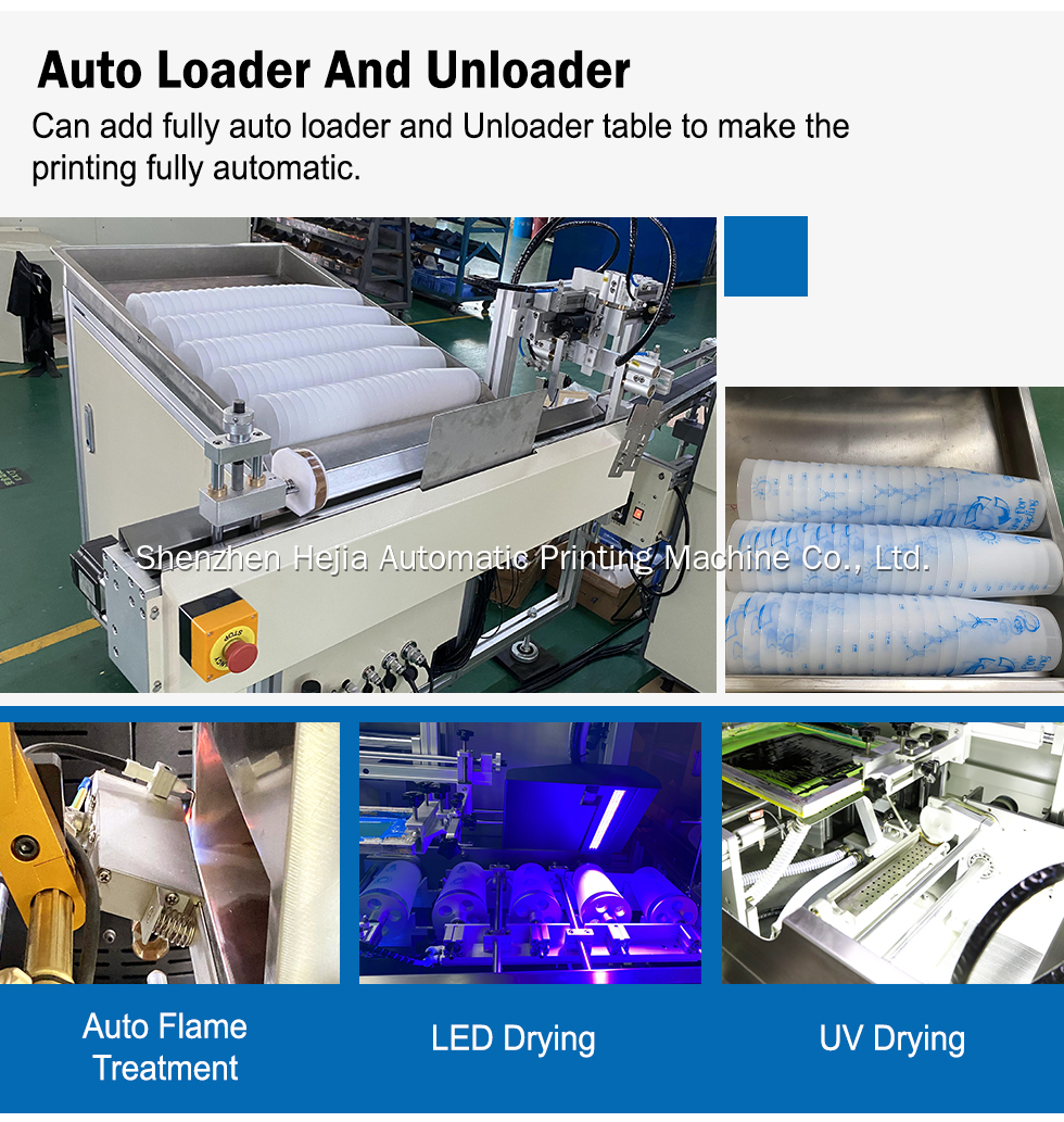 Auto Screen printer for cup printer 9