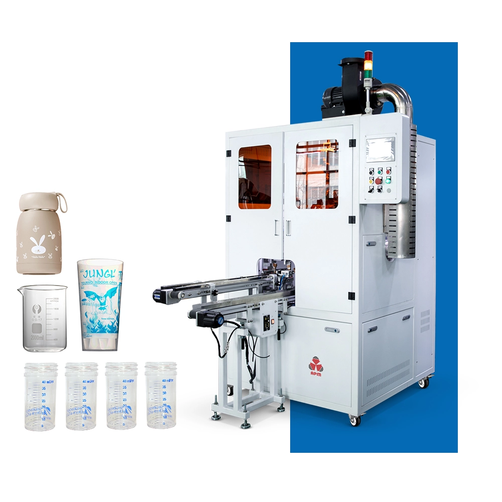 Automatic cylindrical screen printer for cups 1