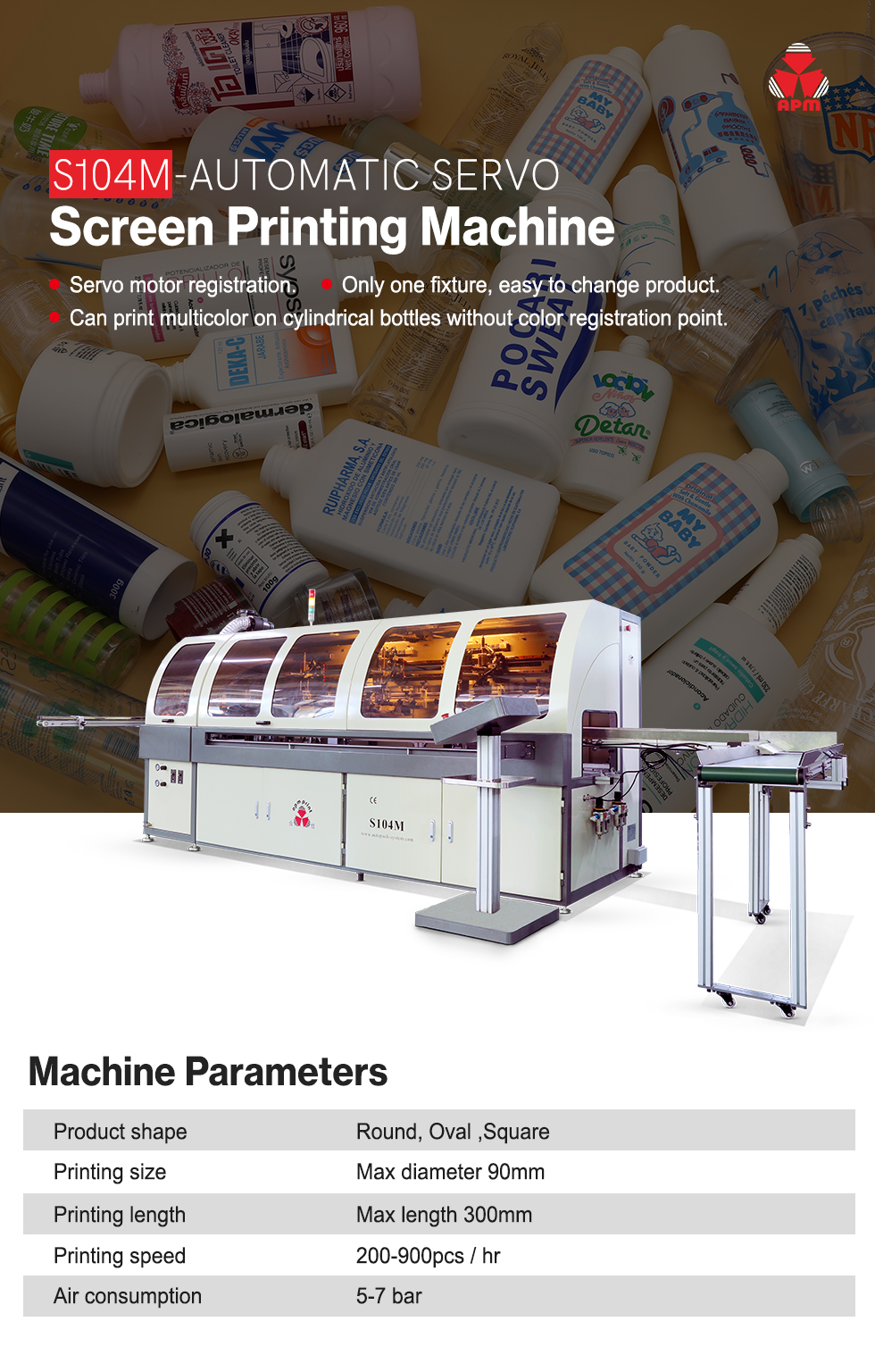 Plastic screen printing machine 8