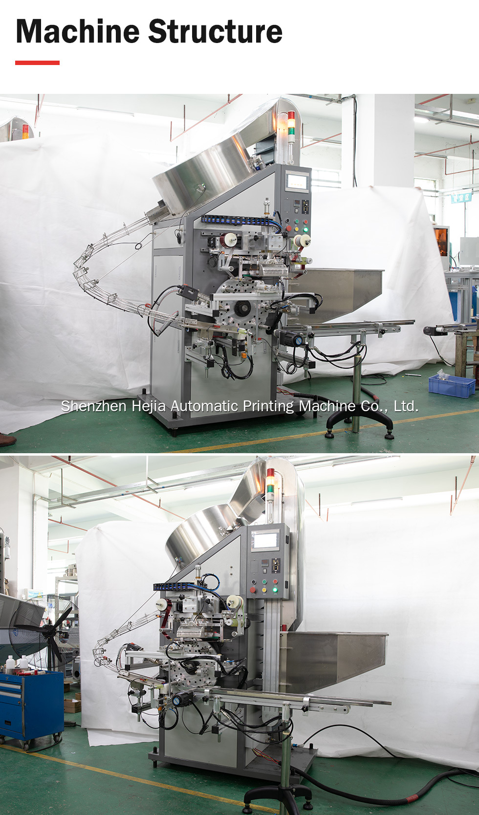 Mesin Hot Stamping untuk penutup botol 12