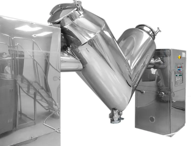 Fournisseur de mélangeurs de poudres de type V ODM | Zhanghua 3