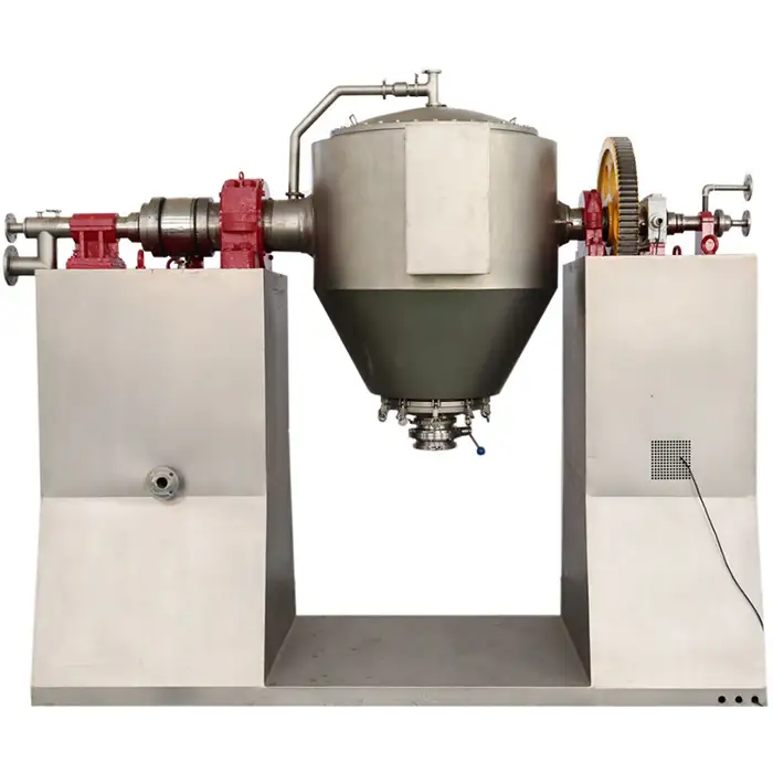 Zhanghua - Industrial Customized Multifunctional Double-Cone Rotary Vacuum Dryer With Blades Multifunctional drying unit with blades 1