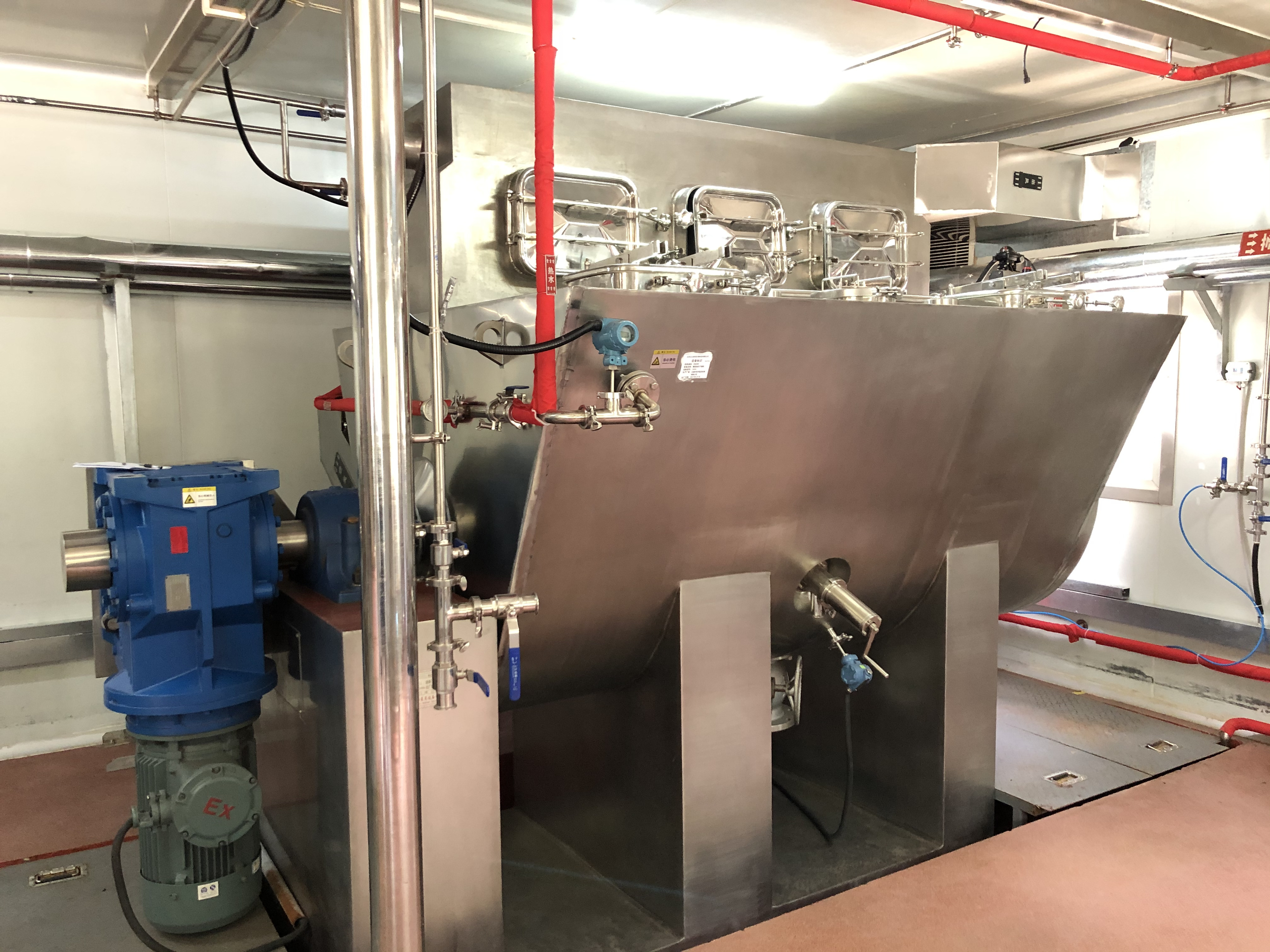 Zhanghua - Large Scale High Safety Level Chemical Industry Stainless Steel Horizontal Trough Shaped Dryer Hot air system 9