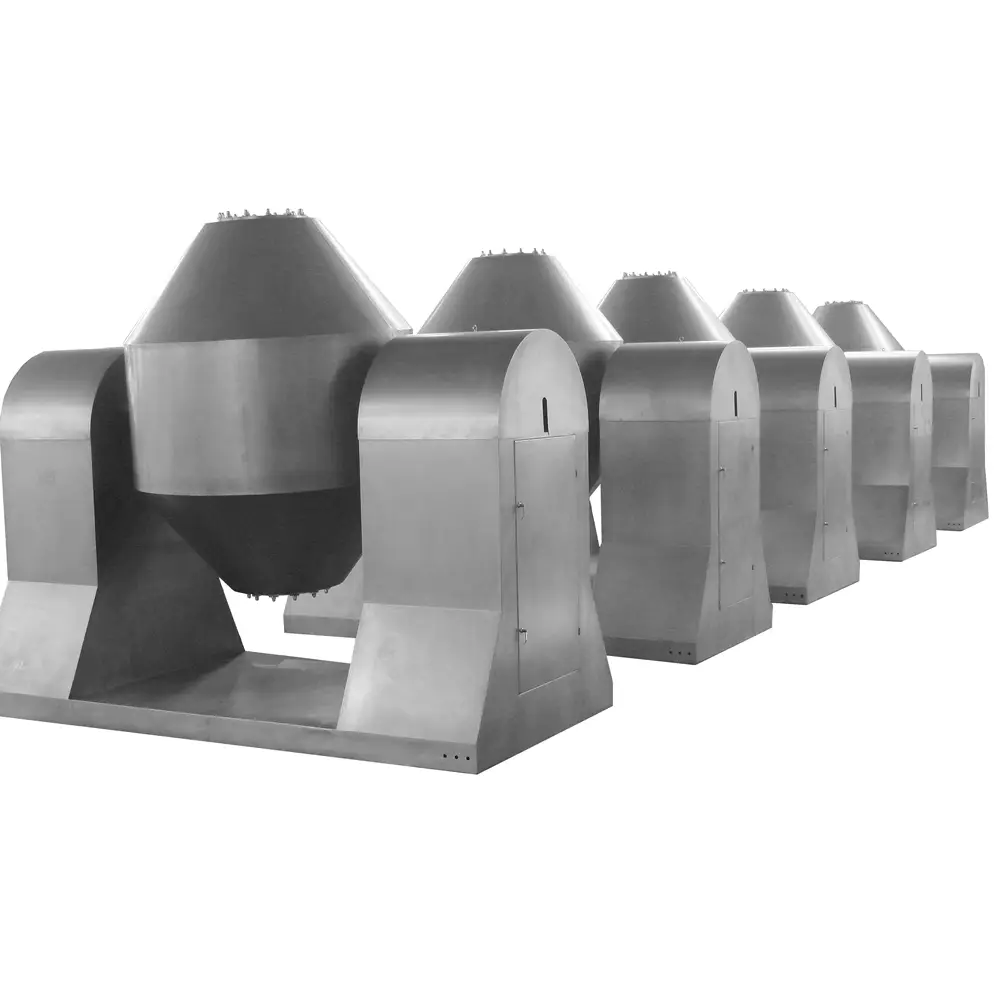 Zhanghua - Stainless Steel Double Conical Rotary Vacuum Dryer Machine For Medicine/Food/Industry Double Cone Rotary Vacuum Dryer 1