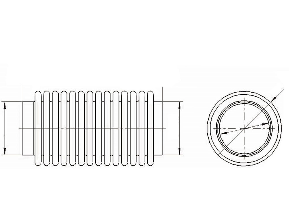 Zhanghua - Furtun flexibil metalic cu burduf de vid, burduf flexibil hidraulic din oțel inoxidabil cu flanșă, piese de schimb 10