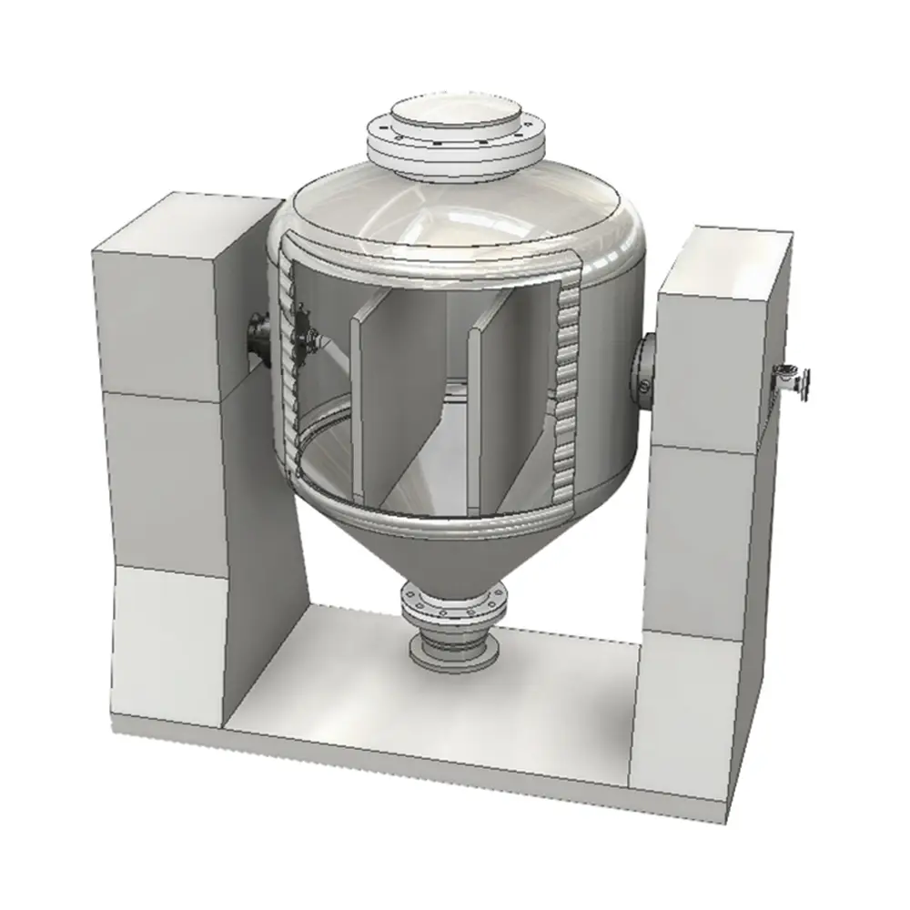 Zhanghua - Cristalliseur industriel refroidissant en acier inoxydable de 500 L à 30 000 L, cuve de cristallisation à cristalliseur rotatif conique simple 1