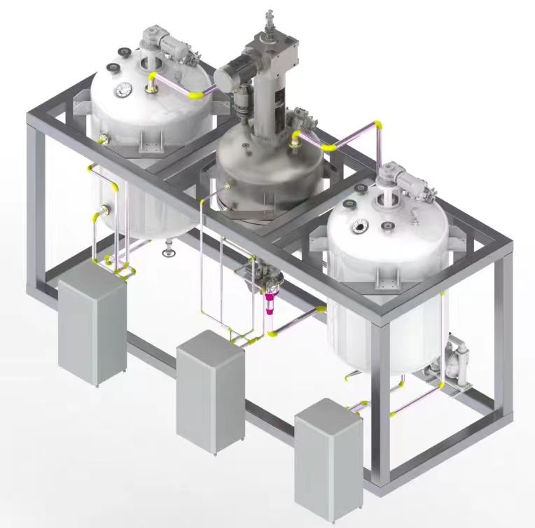 نظام التبلور لإزالة اللون التفاعلي
