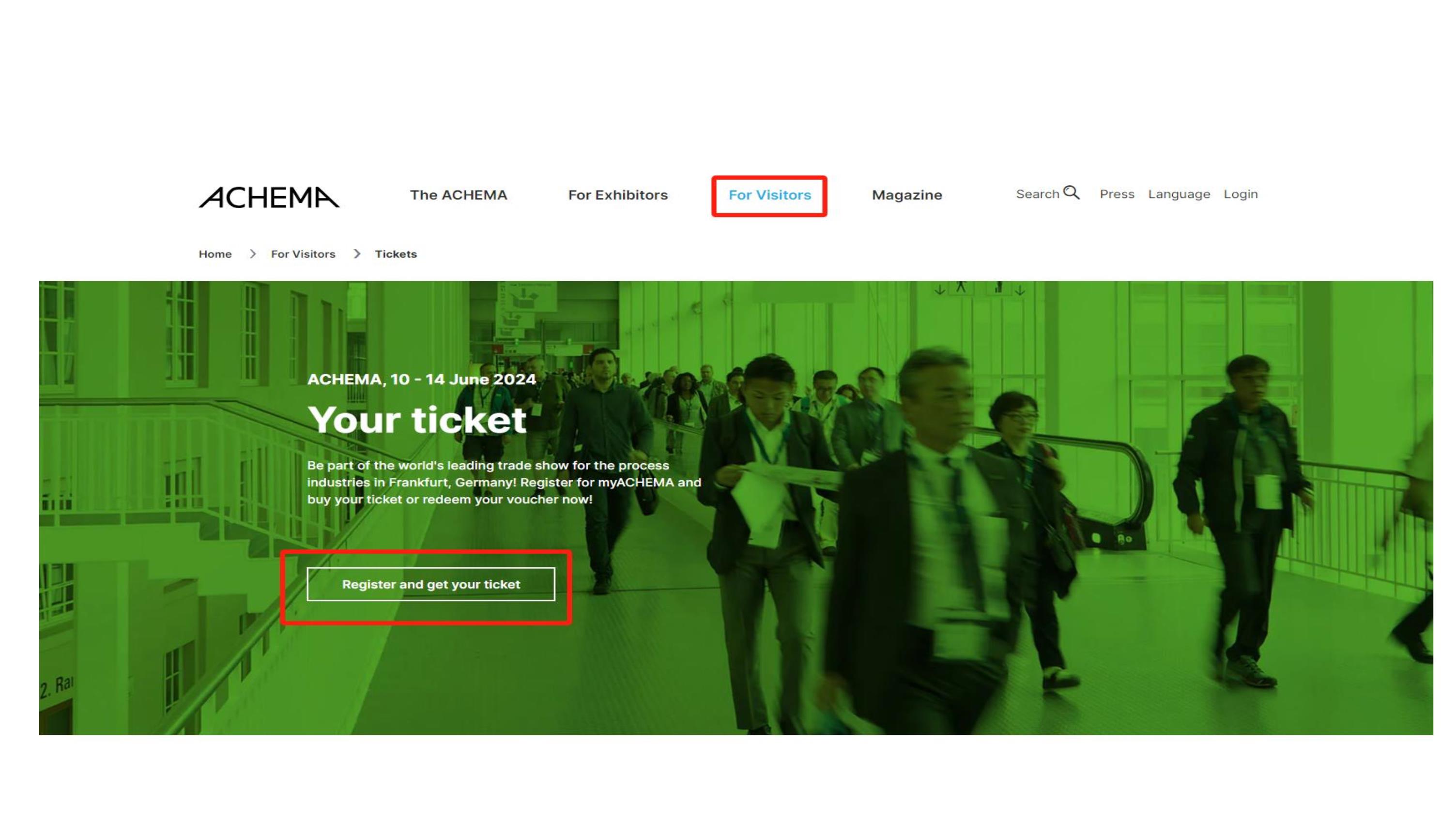  Valitse vierailija, jos Achema-tiliä ei ole, tilin rekisteröintiä ei tarvita.