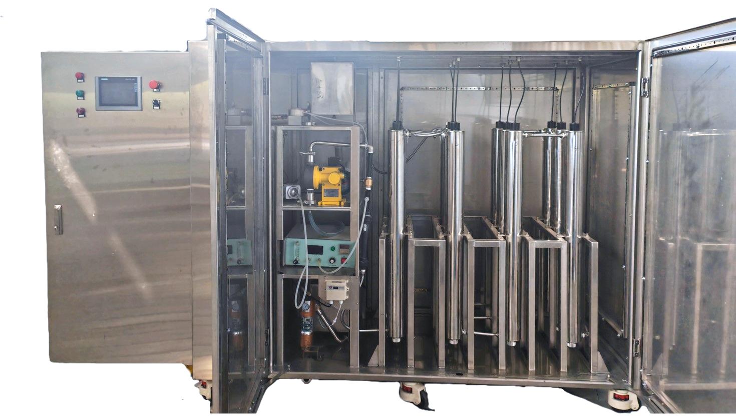 نظام معالجة مياه الصرف الصحي بالأنابيب ذات التدفق المستمر بالأشعة فوق البنفسجية/الأوزون 3