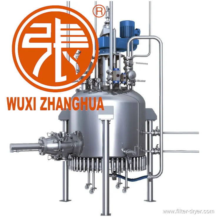 Custom glass lined agitated nutsche filter dryer for precious metal separation Manufacturer | Zhanghua 1