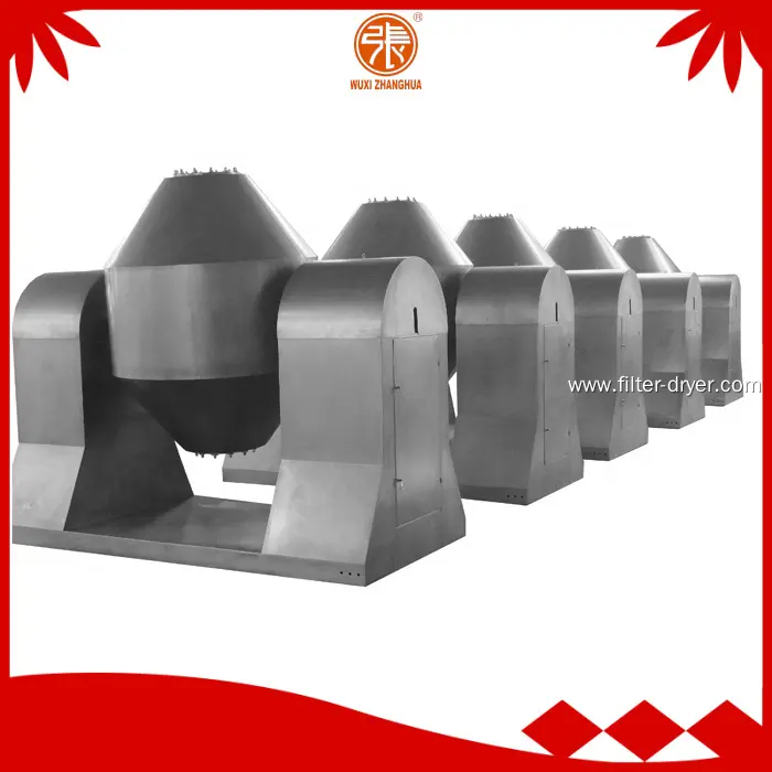 Custom double cone vacuum dryer for chemical processing Manufacturer | Zhanghua 1