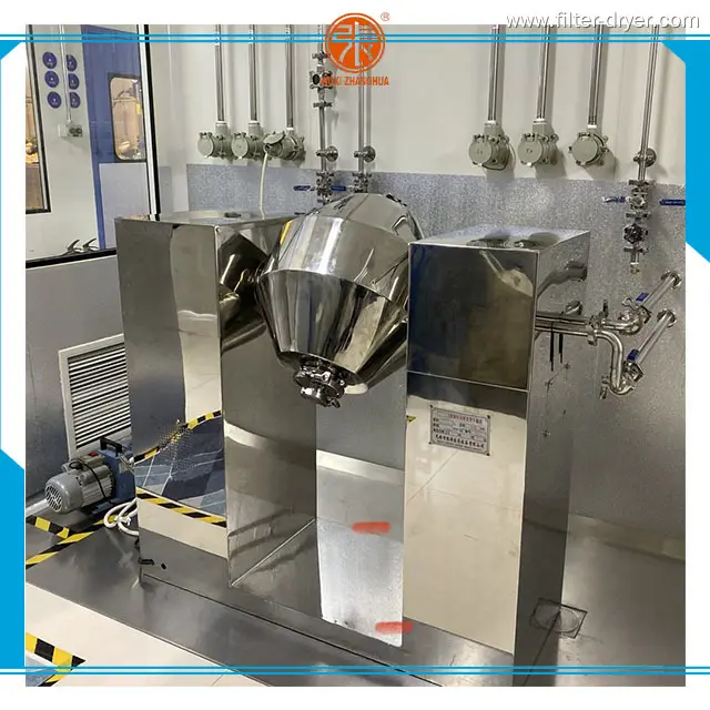 Custom rotary cone vacuum dryer for chemical processing Manufacturer | Zhanghua 1