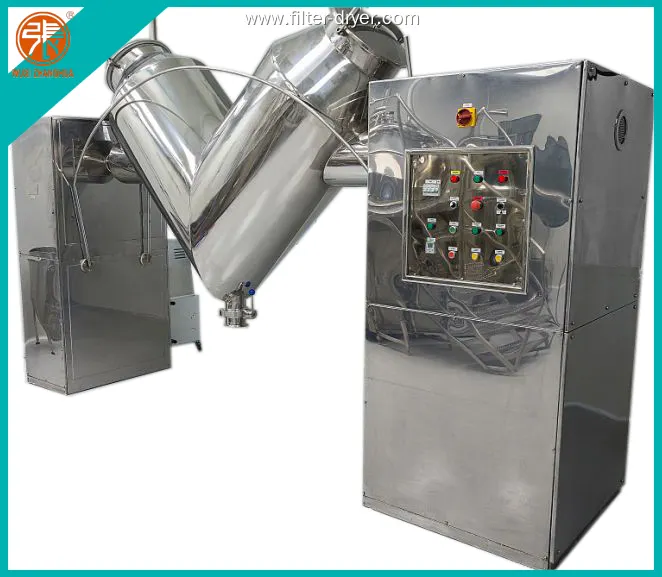 Custom v shaped mixer for chemical industry Manufacturer | Zhanghua 1