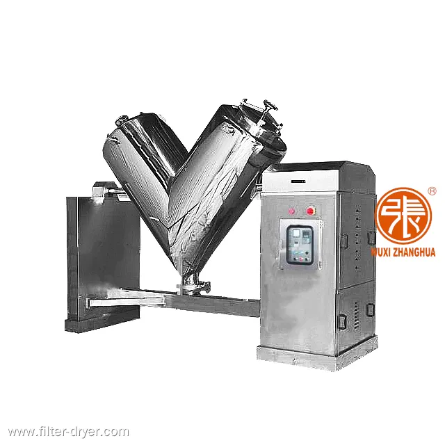 Custom v type powder mixer for pharmaceutical industry | Zhanghua 1