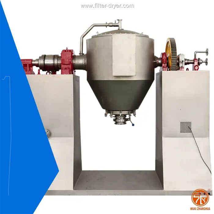 Custom double cone rotary vacuum dryer for pharmaceutical production Manufacturer | Zhanghua 1