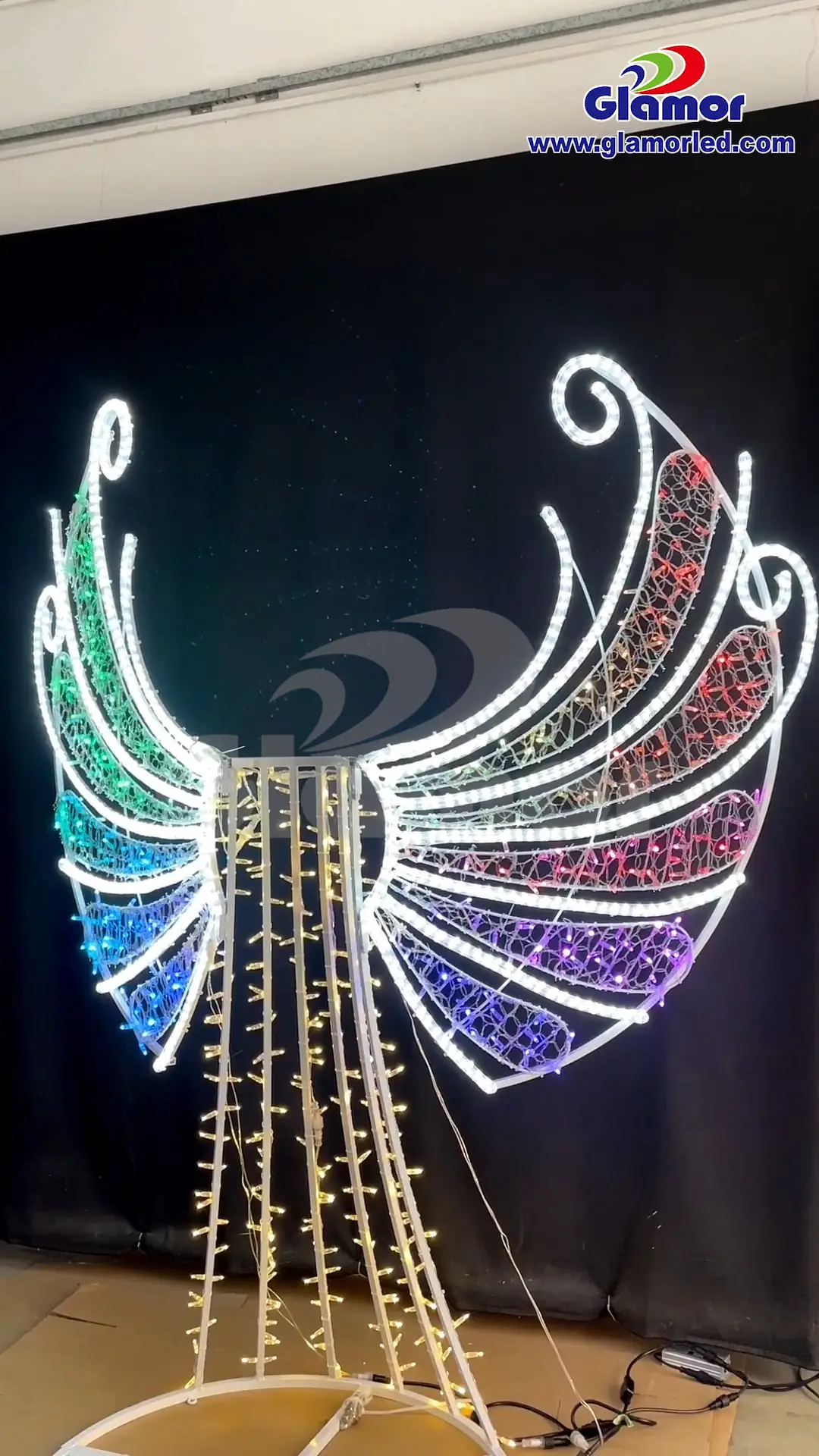 Mellor prezo de fábrica de luces con motivos LED - GLAMOR 1