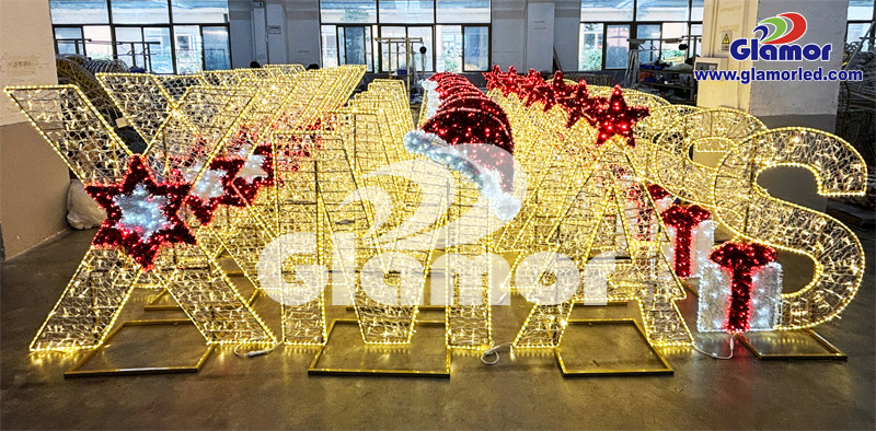 Kvaliteetsed kohandatud jõulutulede tähemotiividega välistingimustes kasutatavate tulede tootja | GLAMOR 7