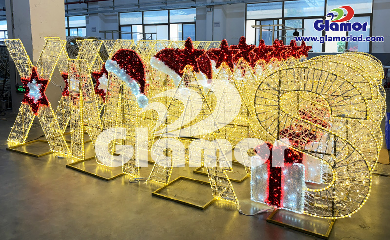 Kvaliteetsed kohandatud jõulutulede tähemotiividega välistingimustes kasutatavate tulede tootja | GLAMOR 9