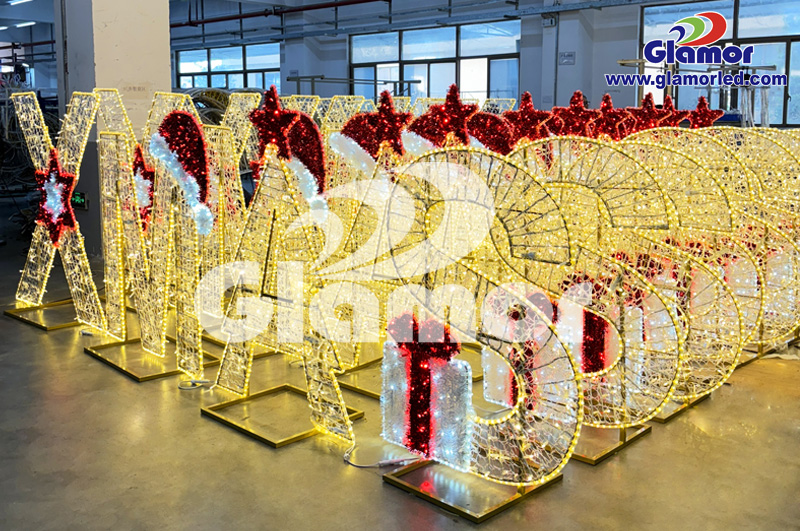 Kvaliteetsed kohandatud jõulutulede tähemotiividega välistingimustes kasutatavate tulede tootja | GLAMOR 10