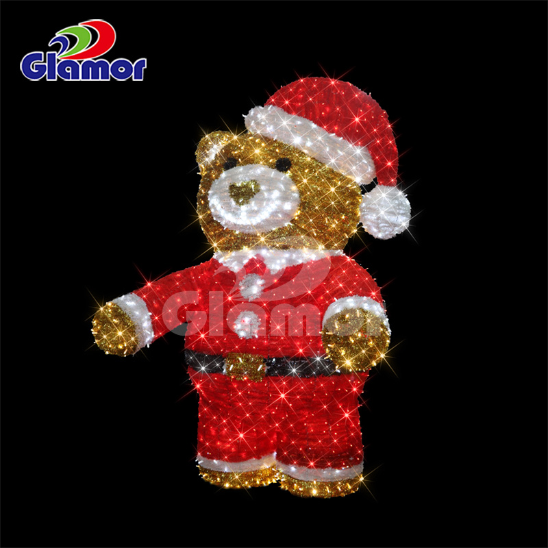 Kaliteli ürün 3D sevimli led motifli ışık festivali alışveriş merkezi dekorasyon ışığı profesyonel üreticisi-Glamour 10