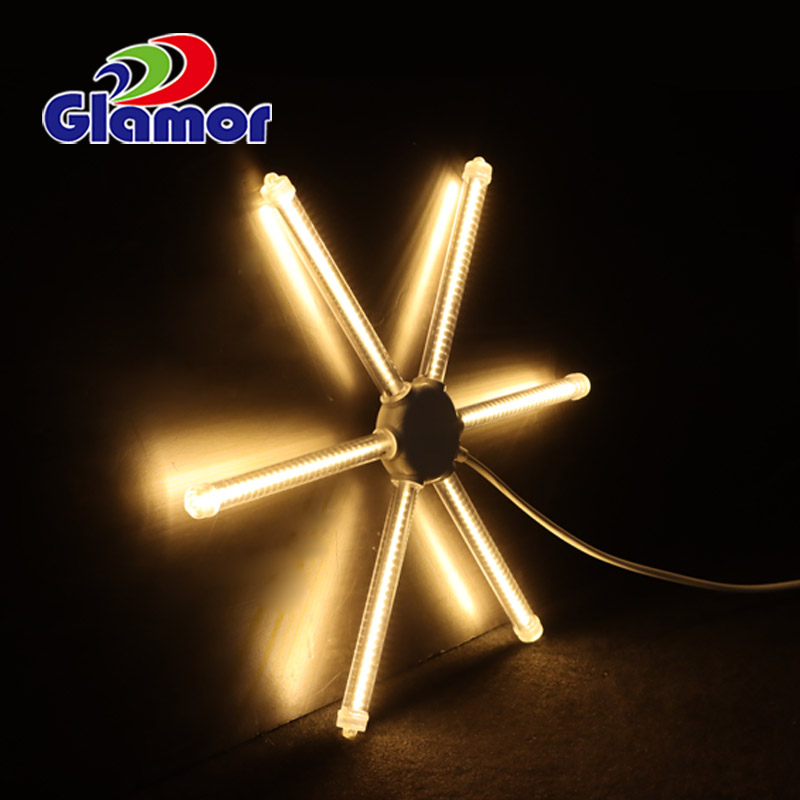 Mugwagwa mwenje wemuti wekushongedza kudzingirira meteor firework effect SMD snowfall tube light| China Glamour Supplier 8