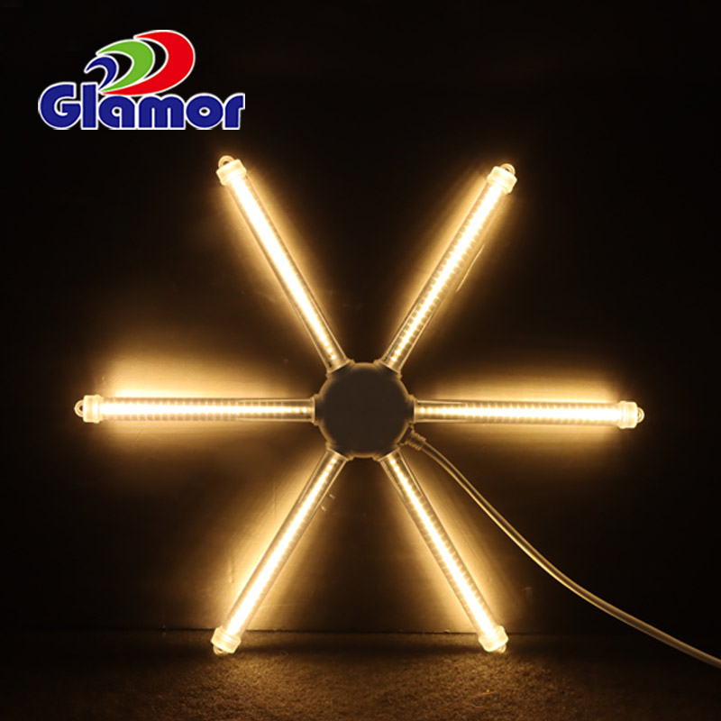 Mugwagwa mwenje wemuti wekushongedza kudzingirira meteor firework effect SMD snowfall tube light| China Glamour Supplier 7