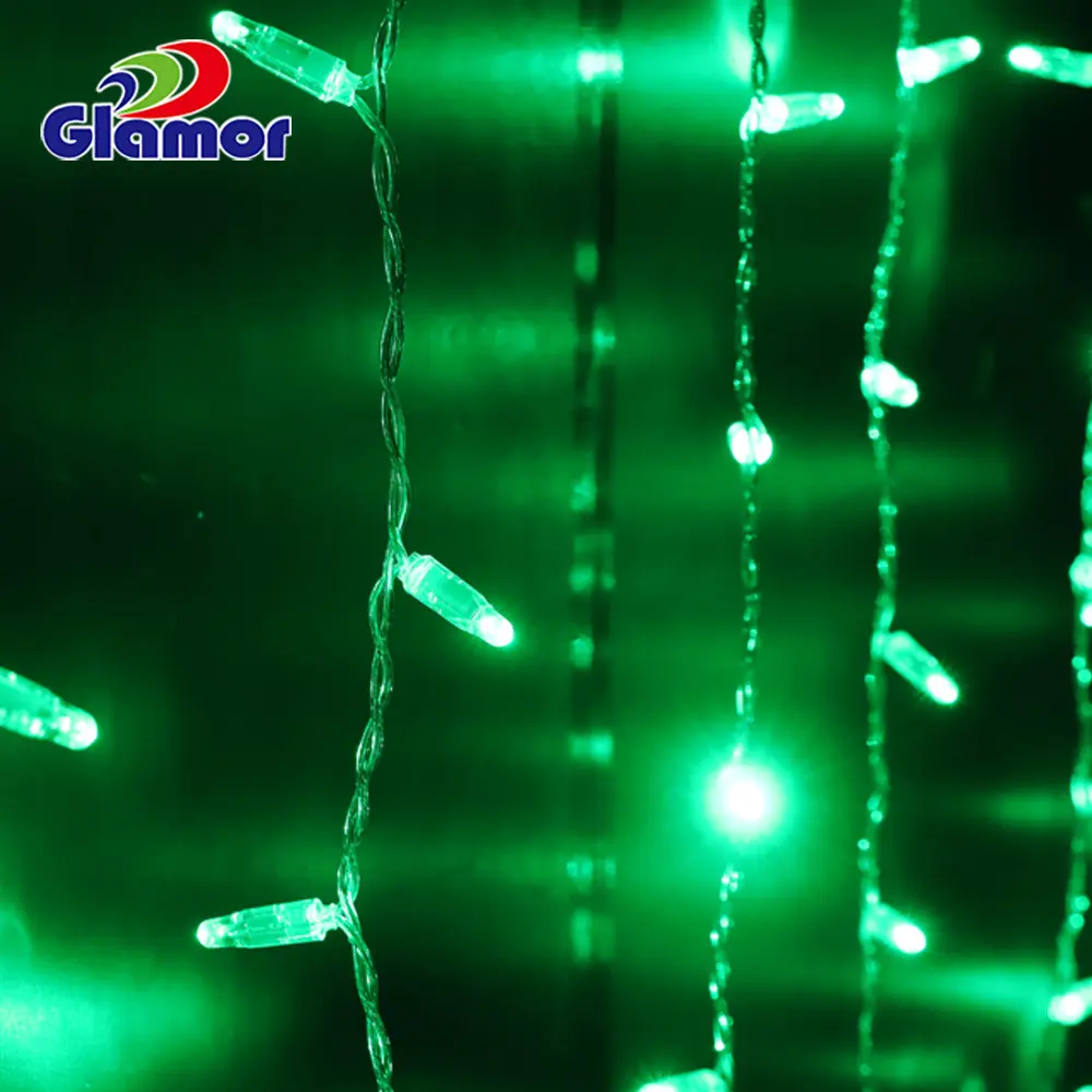 Waterproof LED Icicle String Lights - White Fairy Lights 4