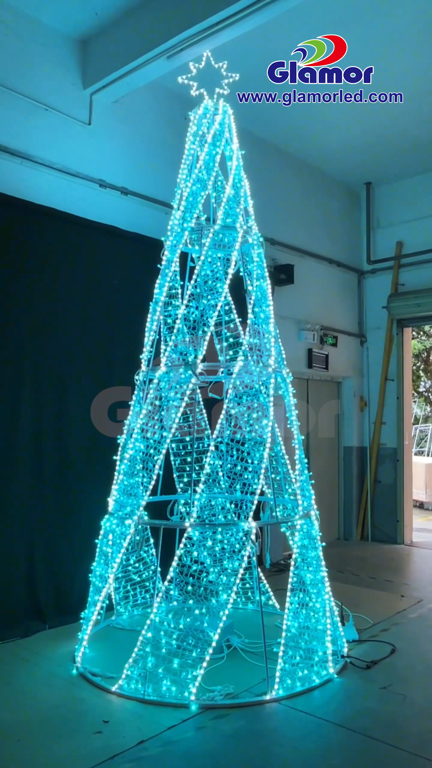 IP65 നിറം മാറ്റുന്ന 3D ക്രിസ്മസ് ഫെസ്റ്റിവൽ RGB ട്രീ മോട്ടിഫ് ഡിസ്പ്ലേ ലൈറ്റിംഗ്|ചൈന വിതരണക്കാരൻ ഗ്ലാമർ 4