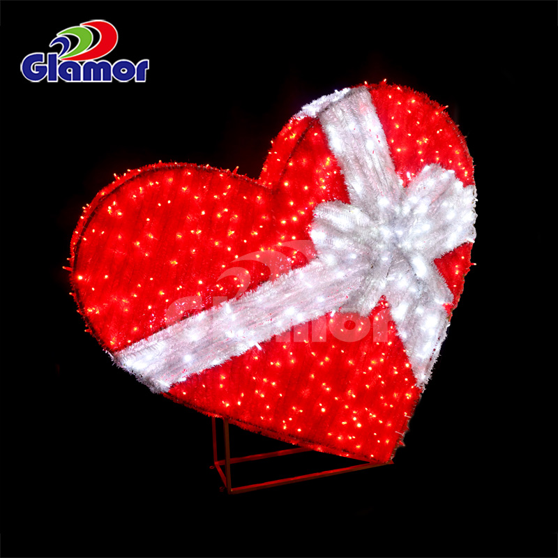 د فستیوال د مراسمو سينګار د ویلینټاین ورځ ښکلی LED 2D 3D موټیف څراغ جوړونکی 16