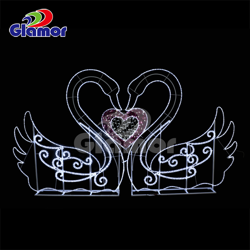 د فستیوال د مراسمو سينګار د ویلینټاین ورځ ښکلی LED 2D 3D موټیف څراغ جوړونکی 8