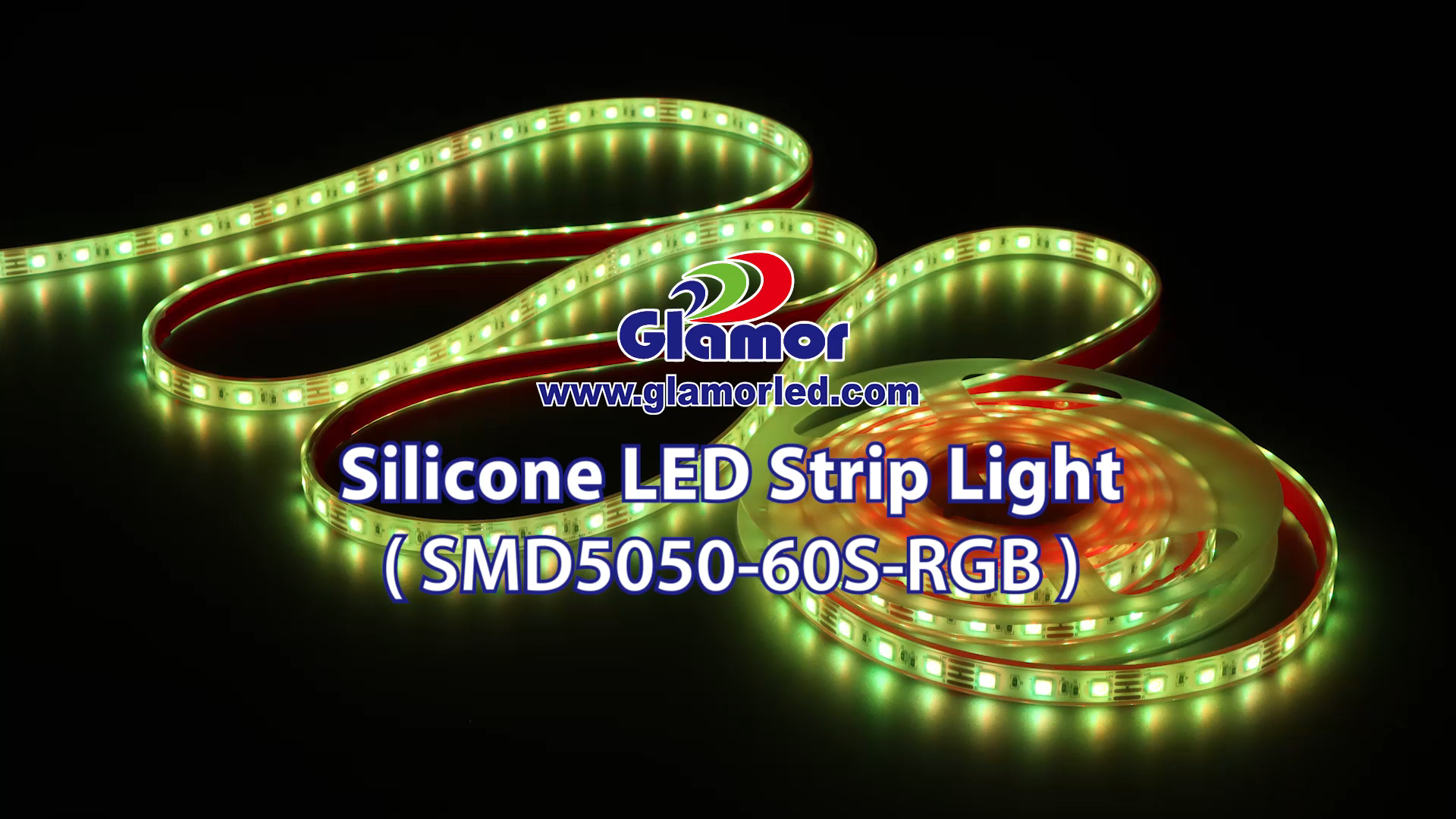 Lampu jalur LED Silikon RGB 60 led/m kawalan jauh IP68 5m/10m 4