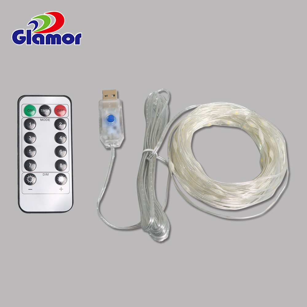 Çin üreticisinden festival büyük etkinliği için RGB Beyaz Sıcak beyaz güzel led peri ışık dizisi 8