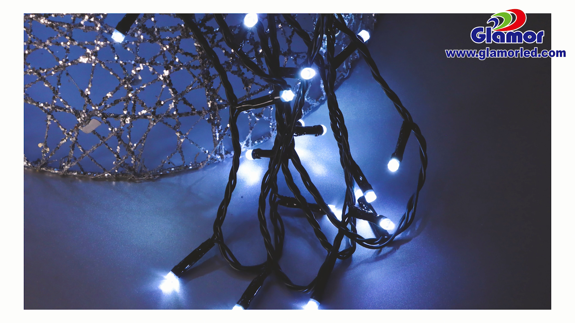 PVC kablo Sıcak beyaz renkli LED Noel zinciri Muhafaza borusu ışık dizisi | Glamour China 3