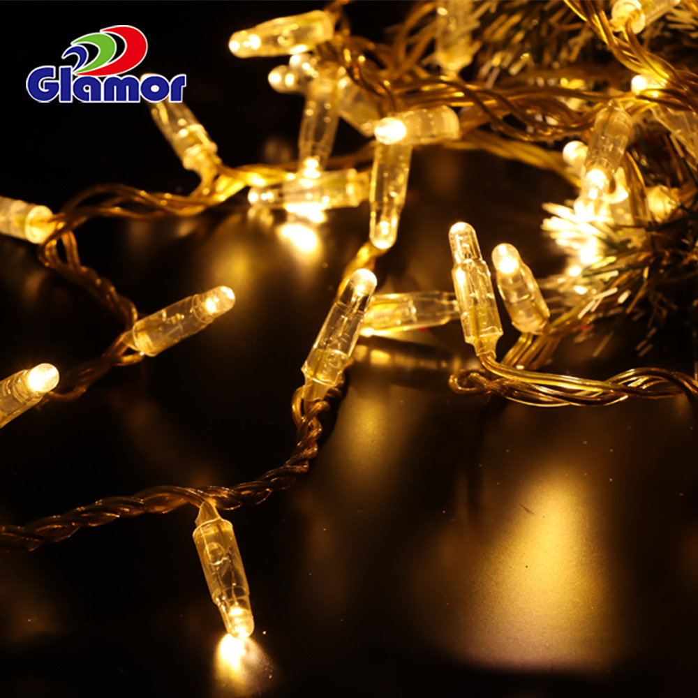 Kompania e prodhimit të dritës LED me tela PVC transparente prej ari të personalizuar, dritë teli LED për Krishtlindje 12