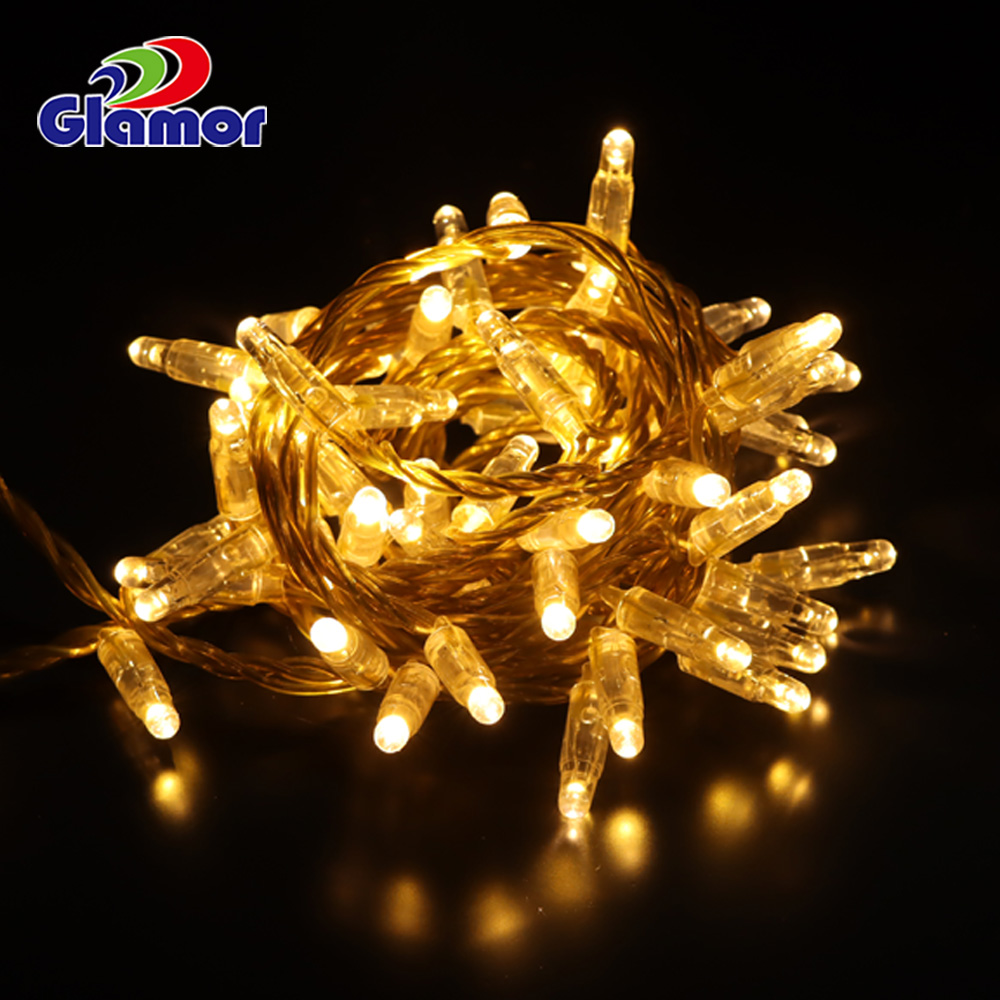 Kompania e prodhimit të dritës LED me tela PVC transparente prej ari të personalizuar, dritë teli LED për Krishtlindje 10