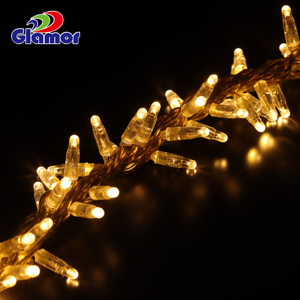 Kompania e prodhimit të dritës LED me tela PVC transparente prej ari të personalizuar, dritë teli LED për Krishtlindje 11