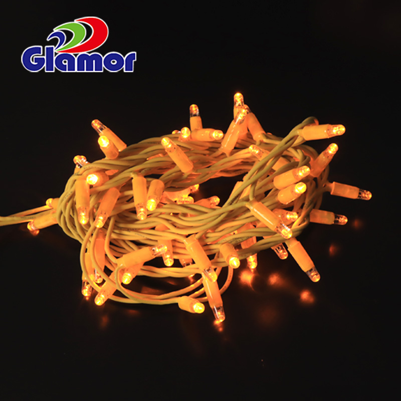 Altkvalita profesia fabrikanto de kristnaska kaŭĉuka drata ŝnuro helflava 10