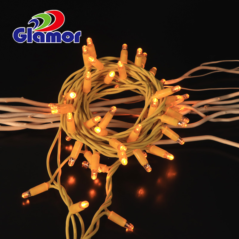 Altkvalita profesia fabrikanto de kristnaska kaŭĉuka drata ŝnuro helflava 5